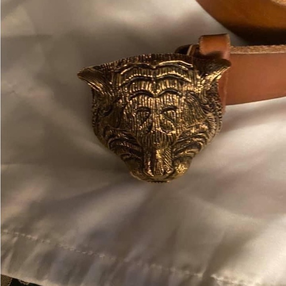 Gucci Foxhead leather belt - 95cm/38 inches - Picture 10 of 16